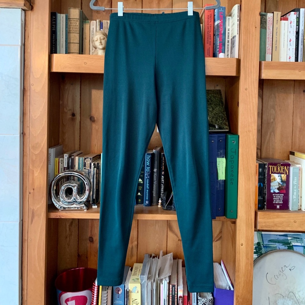 90’s Vintage Jungle Green High Waisted Legging Pants